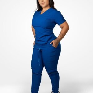 Top Clínico con Cuello en V / Pantalón Deportivo de Uniforme Médico Scrub